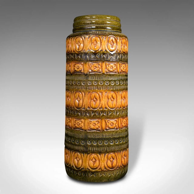 1970s Vintage German Ceramic Flower Vase For Sale - Image 4 of 10