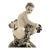 Rare Antique Wiener Werkstatte Putto Riding Rooster Figurine, C1910, Art Nouveau Vienna For Sale