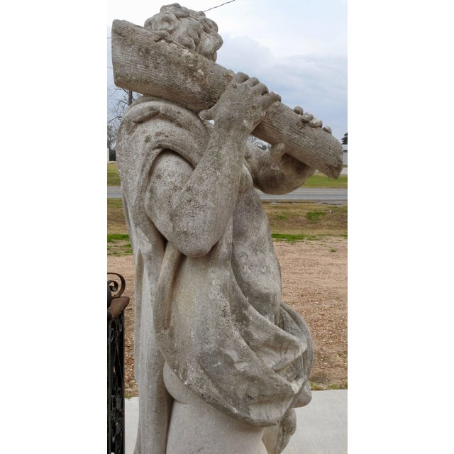 Late 19th Century Late 19th Century Hand-Carved Limestone Statue Hercules "The Kill" For Sale - Image 5 of 11