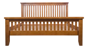 Mission Oak Slat Bed - Michael's Cherry