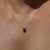 Contemporary 1.82 Carat Natural Black Diamond Solitaire Pendant Necklace in 18k Yellow Gold For Sale - Image 3 of 14