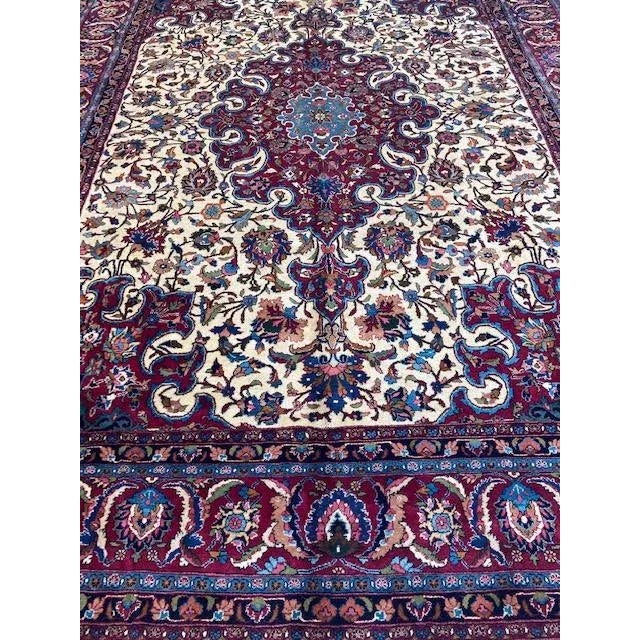 1970's Persian Khorassan Rug , 10'1" X 13'9" For Sale - Image 4 of 9