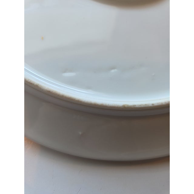 1900 - 1909 Antique Limoges France Gilded Handles Cake Plate Game Birds Ruffed Grouse For Sale - Image 5 of 6