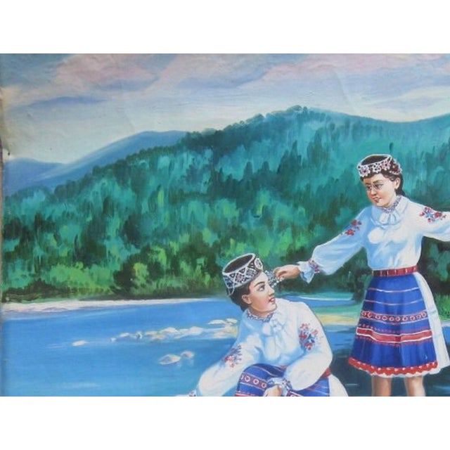 FREE SHIPPING worldwide. The painting will be rolled up and packed securely in a special protective tube. Note: The...