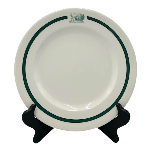 Vintage New York Stock Exchange Luncheon Club Plate 10"d For Sale