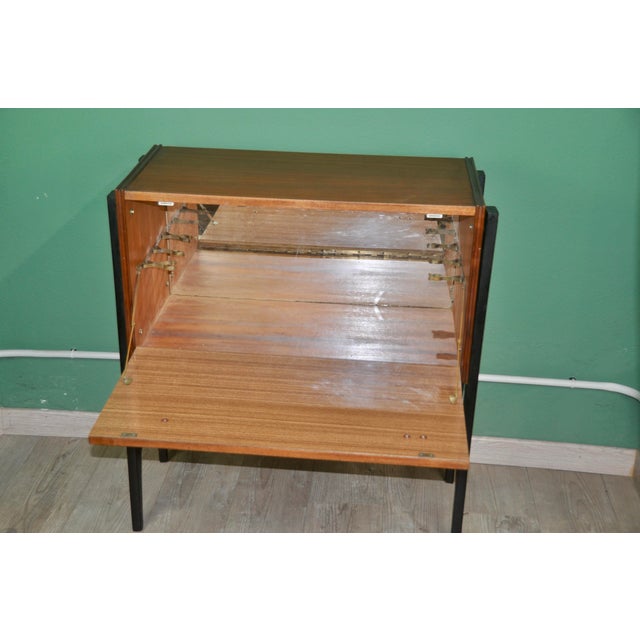 Bar Cabinet with Chrome Handles, 1960s For Sale - Image 14 of 16