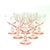 Mid 20th Century Delicate Petal Pink Wine or Water Glasses - Set of 8 For Sale - Image 5 of 5