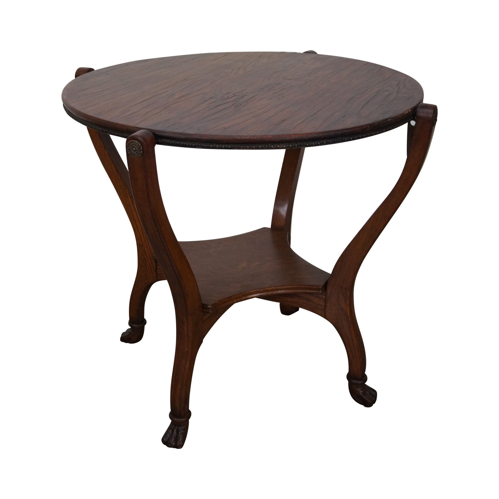 Hunzinger Oak Flip Top Game Table Chairish