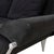 1600 Two-Seater Sofa in Black Fabric from Rolf Benz For Sale - Image 5 of 15