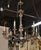 Wood Italian Carved and Silver Gilt Chandelier For Sale - Image 7 of 8