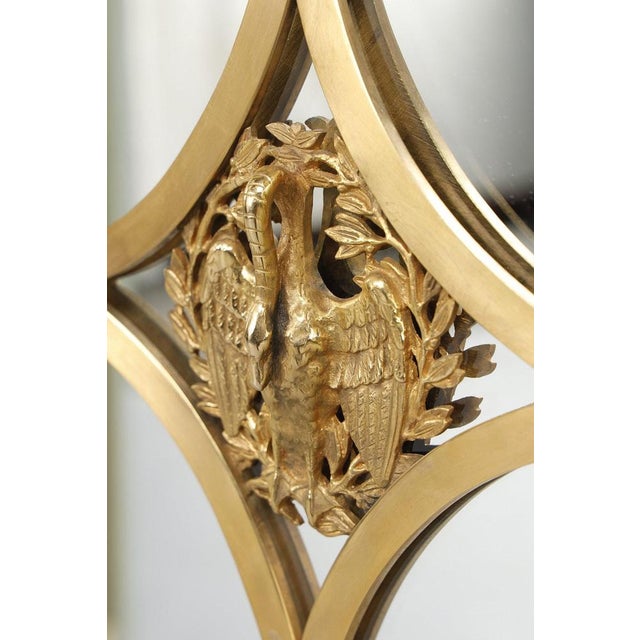 Screen Room Divider with Mirrors on Each Panel in Lacquered Wood and Gilt Bronze, 1880 For Sale - Image 15 of 18