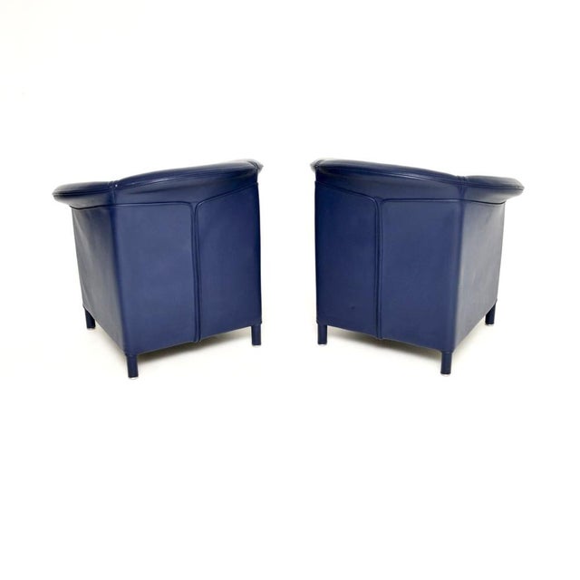 Vintage Leather Chairs from Wittmann, 1980, Set of 2 For Sale - Image 6 of 9