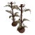 Vintage Metal Candlesticks Like Palms- A Pair For Sale