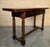 1930s 20th Century Spanish Console Fold Out Farm Table With Wood Stretcher For Sale - Image 5 of 14