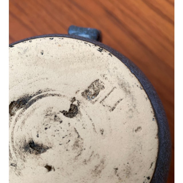 Vintage German Blue Ceramic Jug, 1970s For Sale - Image 16 of 18