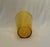 Glass Large Vintage Mid Century Attributed to Blenko Hand Blown Art Glass Vase Yellow With Honey-Gold Tones For Sale - Image 7 of 12