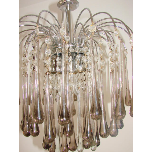 Vintage Murano Chandelier by Paolo Venini, Italy, 1970s For Sale - Image 11 of 12