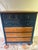 Mid-Century Modern Deep Blue Geometric Wooden Dresser For Sale In Detroit - Image 6 of 6