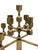 Modern Brass Sculptural 9-Light Candelabra by Lars Bergsten for Gusum, Sweden, 1992 For Sale - Image 10 of 15