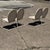Vintage Art Deco Steel Metal Clam Shell Double Seat Porch Patio Loveseat - Pair For Sale - Image 14 of 18