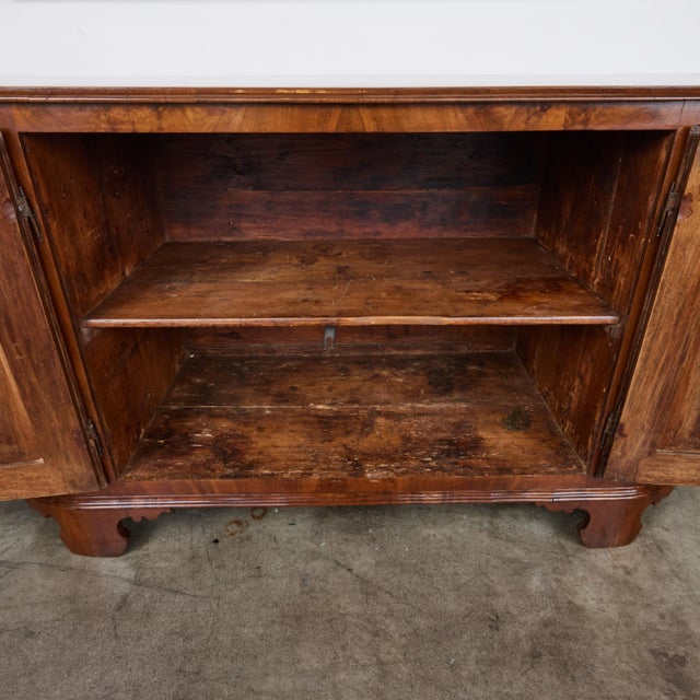 Fruitwood Curved Buffet For Sale In Los Angeles - Image 6 of 8
