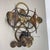 Brutalist Wall Sculpture with Candleholder from Henrik Horst, Denmark, 1970s For Sale - Image 9 of 18