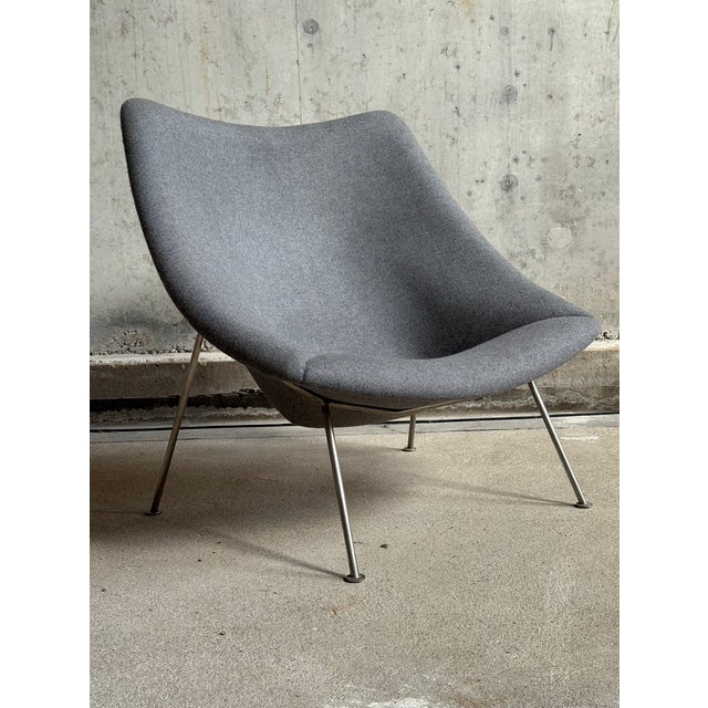 Metal Large Oyster F157 Chair by Pierre Paulin for Artifort, 1950s For Sale - Image 7 of 9