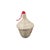 Early 20th Century Tutsi Miniature Basket 3 inch Rwanda For Sale