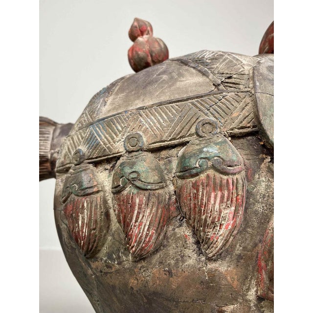 Chinese Artist, Tang Style Wooden Horse, Early 19th Century, Wood & Gesso For Sale - Image 14 of 18