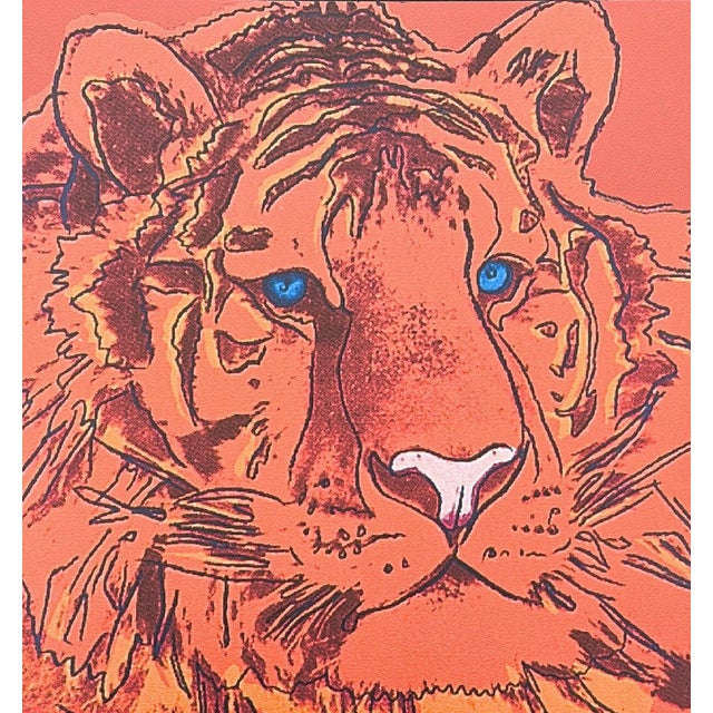 1980s After Andy Warhol, Lion Red-Azure, Print For Sale - Image 5 of 7