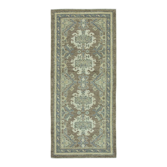 Turkish Oushak Rug 2'11" x 6'7" #19453 For Sale