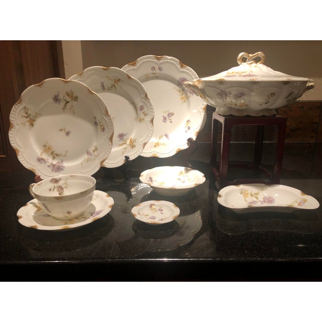 Antique Eggshell Haviland Limoge China Set 50 Pieces Chairish