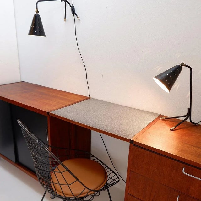 Mid-Century Modern Lamps by Svend Aage Holm Sørensen for Holm Sørensen & Co., 1950s, Set of 2 For Sale - Image 3 of 16