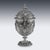 Late 19th Century Antique Italian Silver Repoussé & Chased Covered Urn, 1870s For Sale - Image 5 of 18