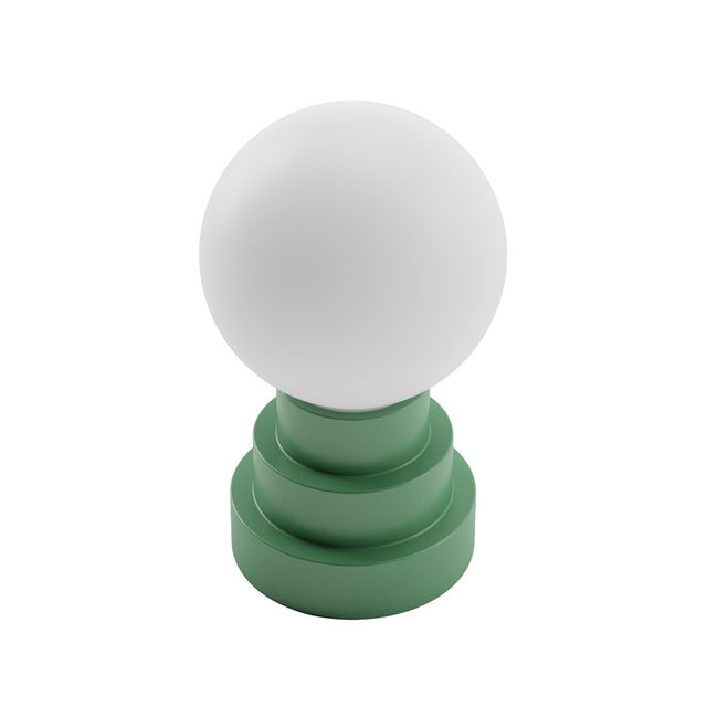 GLOBE Rechargeable Cordless LED Table Lamp, 3-Levels Brightness Touch Sensor Control, Moss For Sale - Image 14 of 14