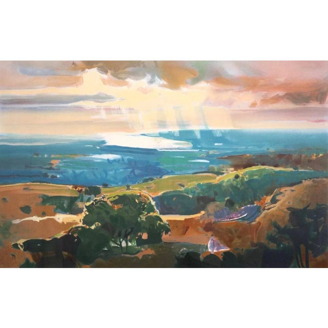 John Maxon Discovery Signed Contemporary Lithograph on Paper 27/200 Framed 1994 For Sale - Image 4 of 11