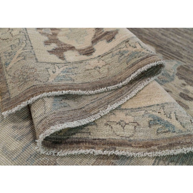 Oushak Rug 10' x 13'10" #21381 For Sale In Houston - Image 6 of 8
