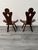 Spanish Arts & Crafts Oak Occasional Chairs, 1910, Set of 2 For Sale - Image 4 of 7
