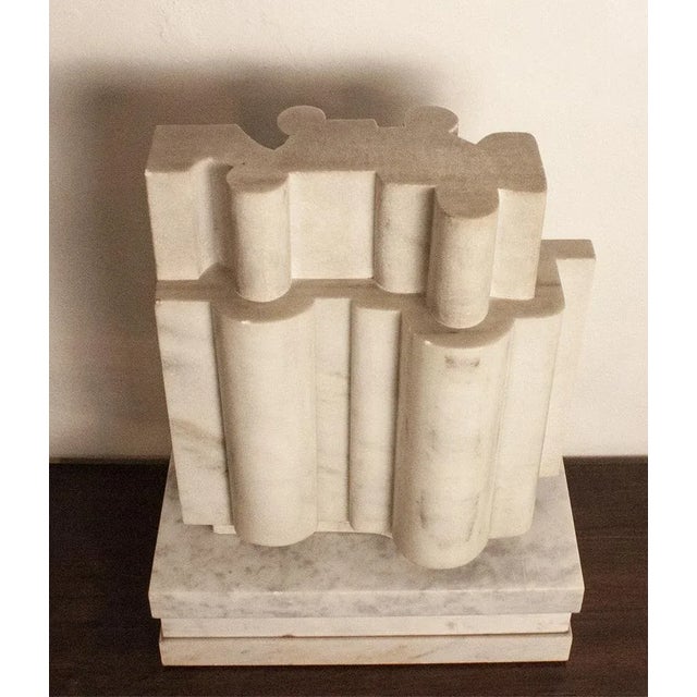 After Eduardo Chillida, Abstract Sculpture, 1970s, Marble For Sale - Image 10 of 10