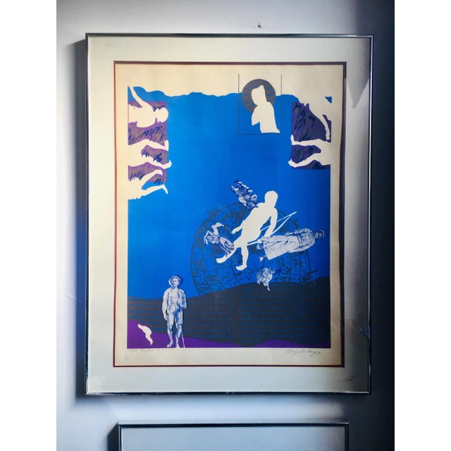 Late 20th Century 1976 "Forefathers II" Silkscreen Print by Imelda Cajipe-Endaya For Sale - Image 5 of 8