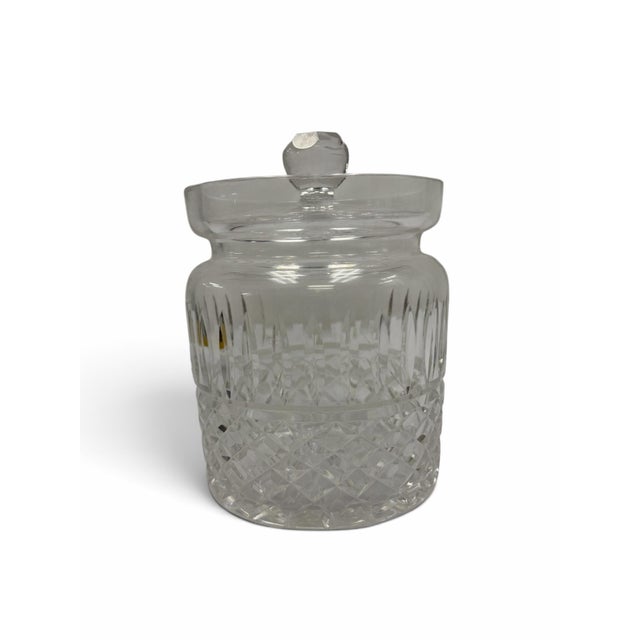 Waterford Vintage Waterford Crystal Maeve Biscuit Barrel & Lid For Sale - Image 4 of 7