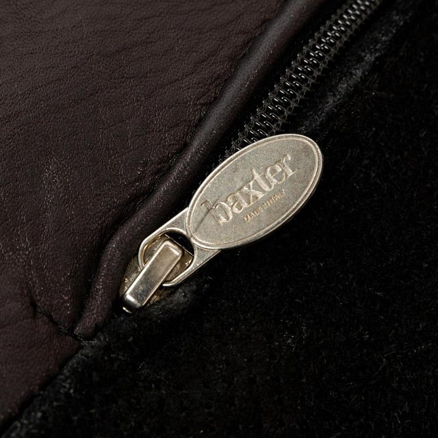 Budapest Leather Three-Seater Sofa from Baxter For Sale - Image 10 of 14