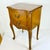 1970s Vintage French Provincial Hollywood Regency Walnut & Burl Wood Side Table or Night Stand For Sale - Image 16 of 17