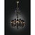 Collection regina di colori chandelier, ncs 210/ws black oro by jago dimensions: d 80 x h 100 cm. Materials: metal,...