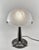 Muller frères A wonderful French 1930 art deco lamp in wrought iron. The forged base holds a large shade by Muller frères...