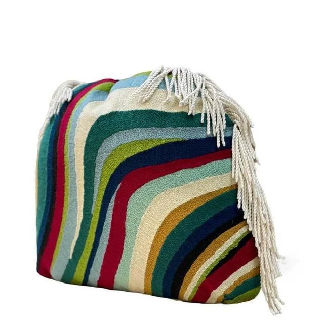 Cushion with Expressive Fabric by Pierre Frey For Sale - Image 4 of 6