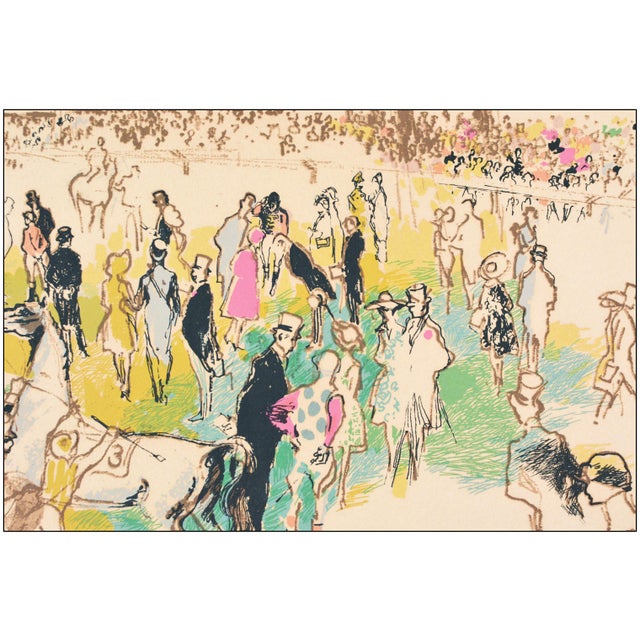 Leroy Neiman Late 20th Century Modern Yellow Serigraph LeRoy Neiman For Sale - Image 4 of 7