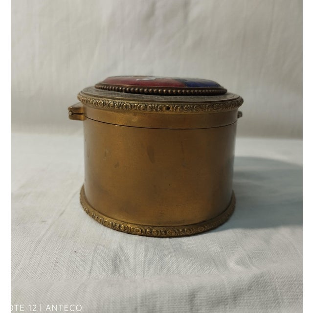 Bronze and Enamel Box, 19th Century For Sale - Image 9 of 14