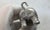 Metal Antique Silver Elephant Figurine With Ruby Eyes Silver Perfume Bottle For Sale - Image 7 of 9
