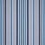 Sample - Schumacher Minzer Cotton Stripe Fabric in Blue For Sale